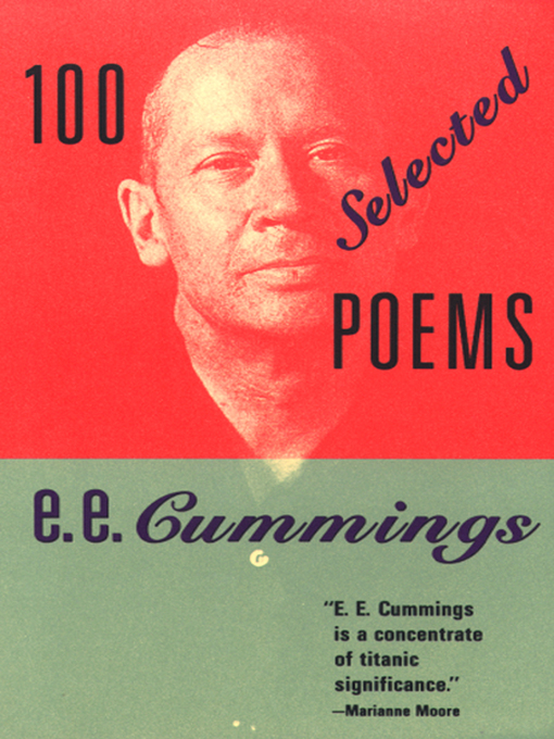 Title details for 100 Selected Poems by e. e. cummings - Wait list